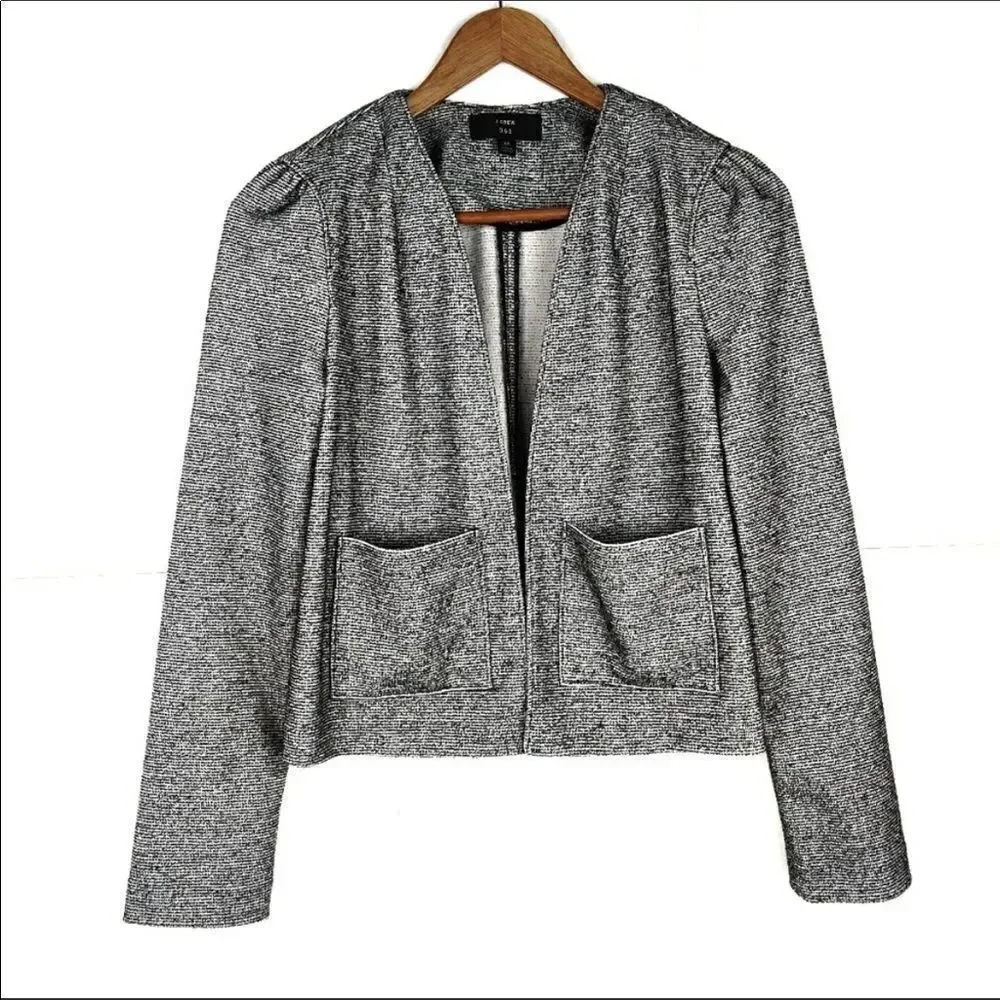 J.Crew 365 Boucle Open Front Blazer S Style J7988